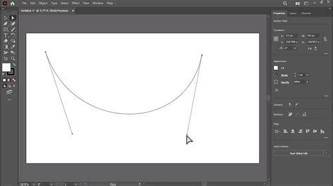 How To Draw Curved Line In Adobe Illustrator Pcscince Direct