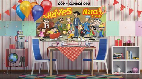 Painel festa decoração Chaves Elo7 Produtos Especiais