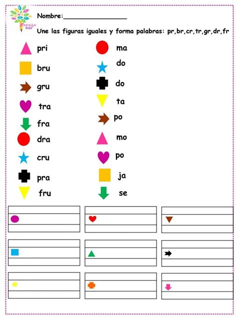 Código de Sílabas gr pr br cr dr fr tr Biblia para niños