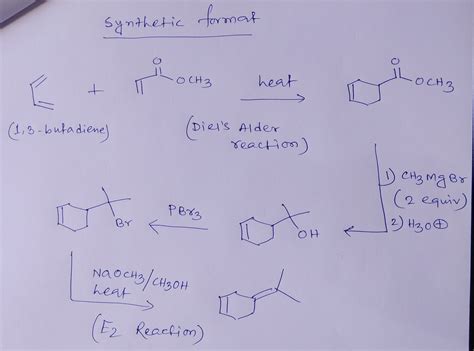 Solved Problems Recast The Following Retrosynthesis In A