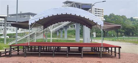 Half Moon Canopy With Awning Rsk Iron And Canvas