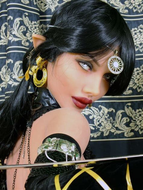Xena Fantasy Black Hair Mini Bbw Sex Doll Nakedoll