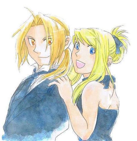 Edward Elric And Winry Rockbell Fan Art All Dressed Up Fan Art