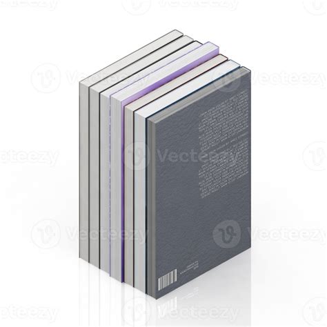 Render 3d De Libros Isométricos 13982765 Png