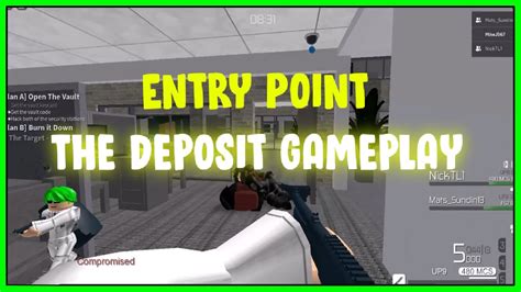 Roblox Entry Point The Deposit Gameplay First Time Playing Entry Point On Roblox Youtube