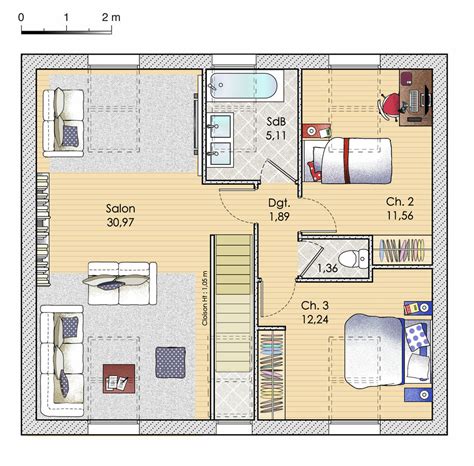 Plan de maison Une maison à l architecture compacte Faire