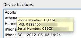 Identifying iOS Device Backups | iLounge