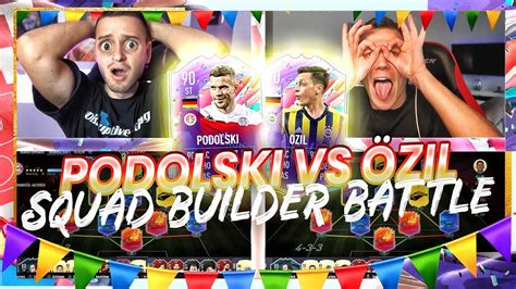 Fifa 21 Özil Vs Podolski Squad Builder Battle Vs Iamtabak 😱🔥 Youtube