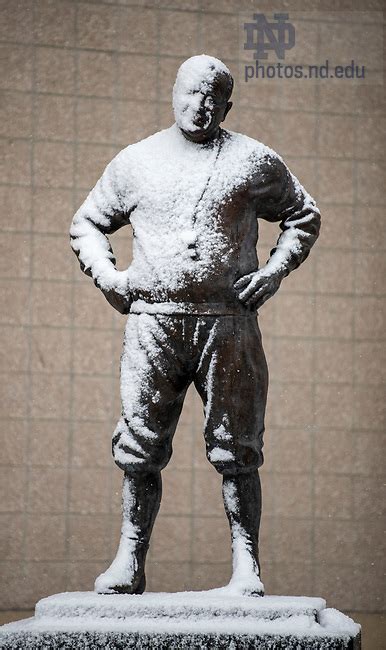 Bj Knute Rockne Statue University Of Notre Dame