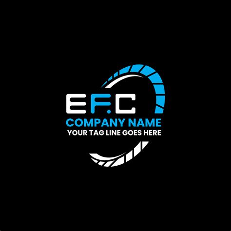 Efc Letter Logo Creative Design With Vector Graphic Efc Simple And