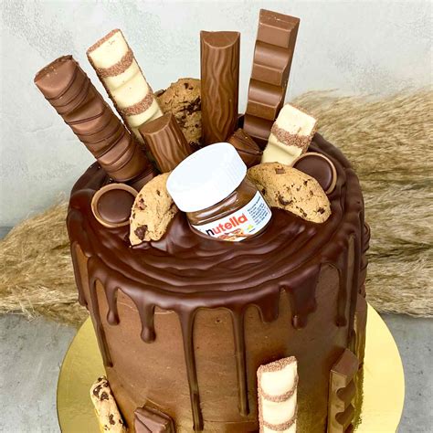 Nutella Drip Cake Rezept