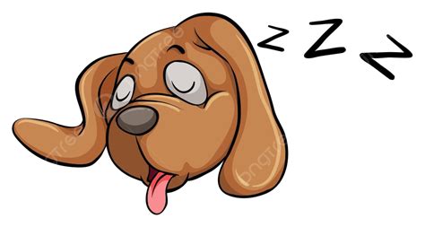 A Sleeping Dog Mammal Domesticated Dog Vector Mammal Domesticated