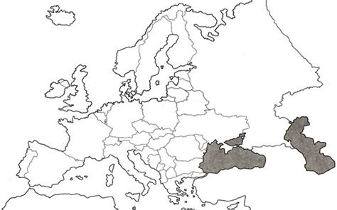 Mapa De Europa Sin Nombres Mapa De Europa