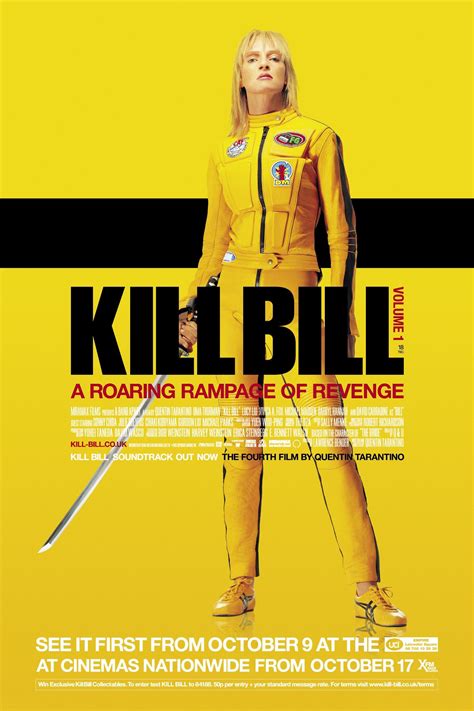 Kill Bill Vol 1 Tarantino Cartaz De Filme Kill Bill