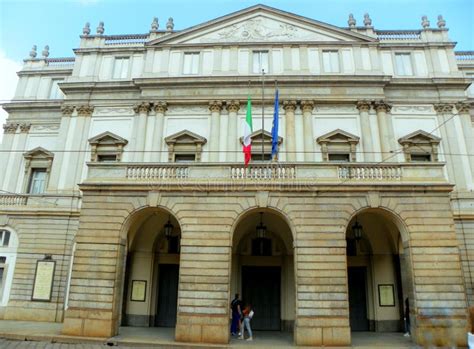 Italy Milan Exterior Of La Scala Editorial Photo Image Of Scala