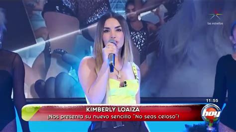 Kimberly Loaiza Cantando En Hoy Youtube