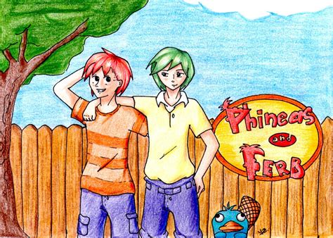 Phineas and Ferb in anime by xievelynix on DeviantArt