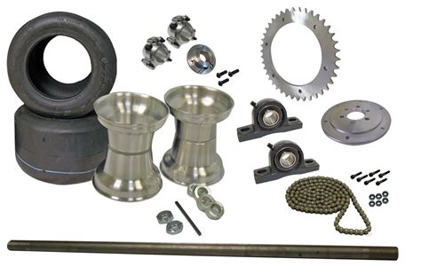 1 Live Go Kart Axle Kit 40 Chain 566740 BMI Karts And Parts