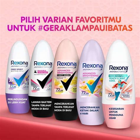 Promo Rexona Women Hijab Natural Peach Mint Cool Antiperspirant