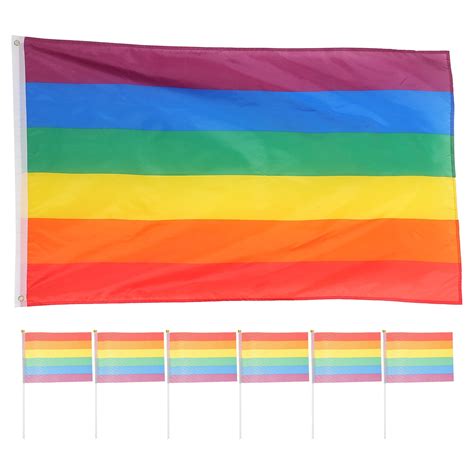 Lixi Pcs Gay Flags Rainbow Flags Mini Pride Flags Pride Banners