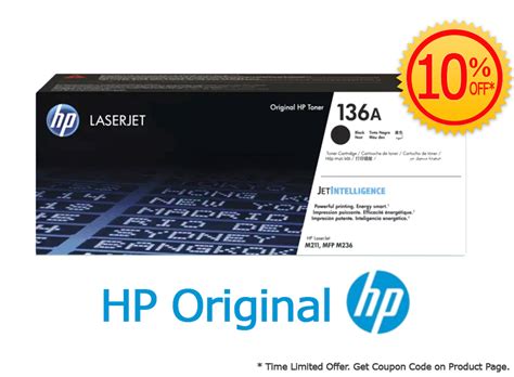 Buy Original Hp 136a Black Toner Cartridge W1360a Free Express Delivery In Singapore