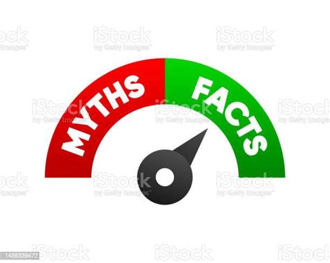 Versus Vs Battle Speed Risk Scale Of Facts And Myths Concept Of Thorough Fact Checking Or Easy