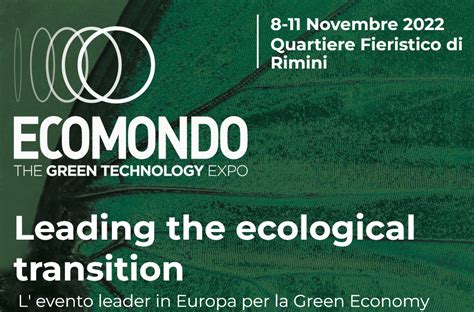 Ecomondo 2022” Evento Organizzato Dal Cluster Clan Fiera Di