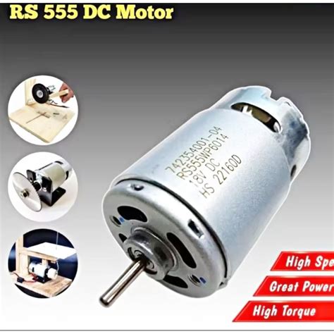 Jual DINAMO DC RS 555 WP MOTOR LISTRIK Dc 12v Rs 555 High Torque