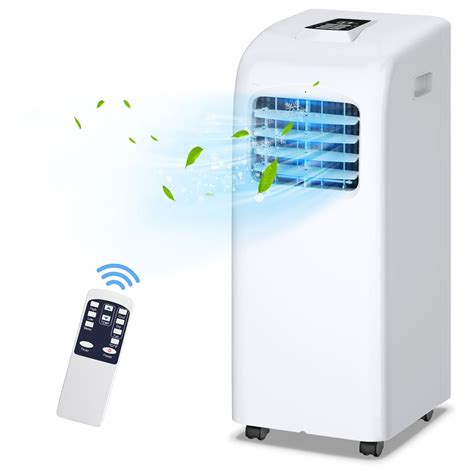 Costway 8000 BTU Portable Air Conditioner & Dehumidifier Function ...