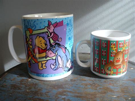 Huge Disney Winnie The Pooh Tigger Eeyore Piglet Oz Coffee Cup