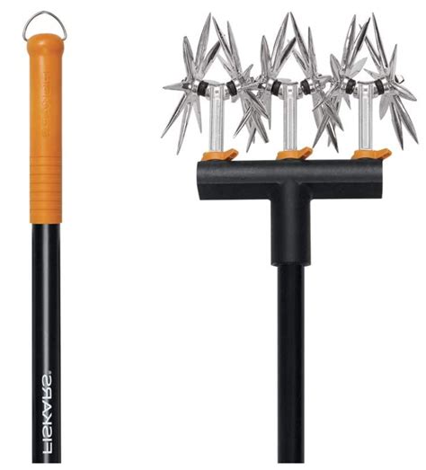 Fiskars Telescoping Rotary Cultivator Gardeners Tool