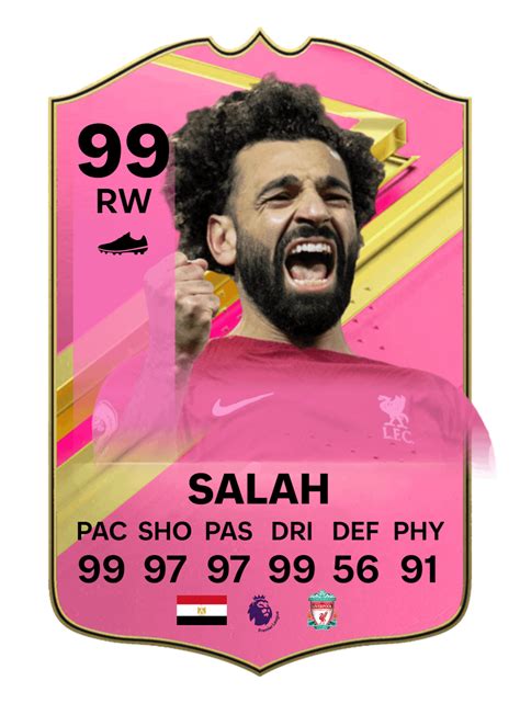 Mo Salah Futties Card Rfifacardcreators