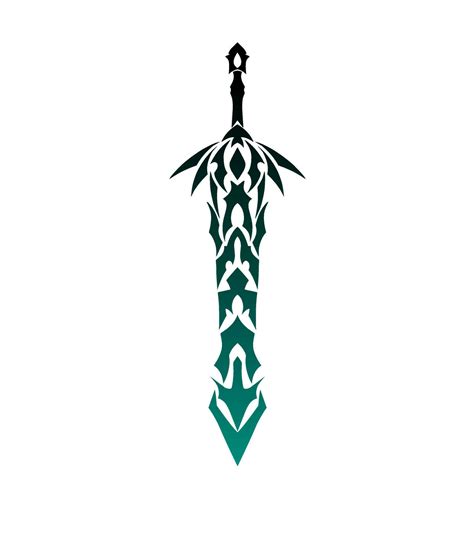 illustration vector graphic  design tribal sword  tattoo symbol