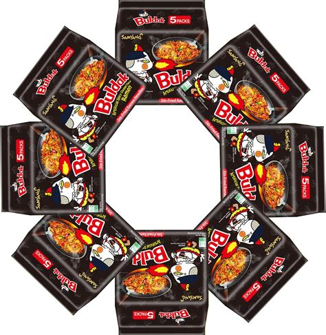 Amazon Samyang Buldak Hot Spicy Chicken Flavor Ramen Korean Stir Fried Instant Package