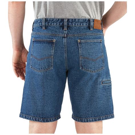 Guide Gear Mens Utility Denim Shorts 660712 Shorts At Sportsmans Guide