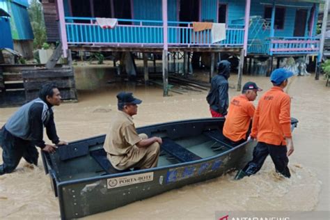 BNPB Sebut Curah Hujan Tinggi Sebabkan Banjir Di Nunukan ANTARA News