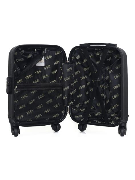 Hero Valise Cabine Xxs Abs Utah Cm Roues Noir Kiabi