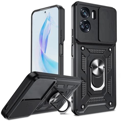 Shockproof Lens Protector Heavy Hard Casing Case With Metal Stand For