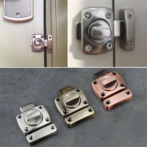 Lock Chrome Bathroom Door Toilet Turn Rotate Twist Bolt Privacy Catch