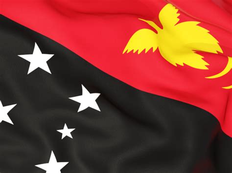 Flag background. Illustration of flag of Papua New Guinea