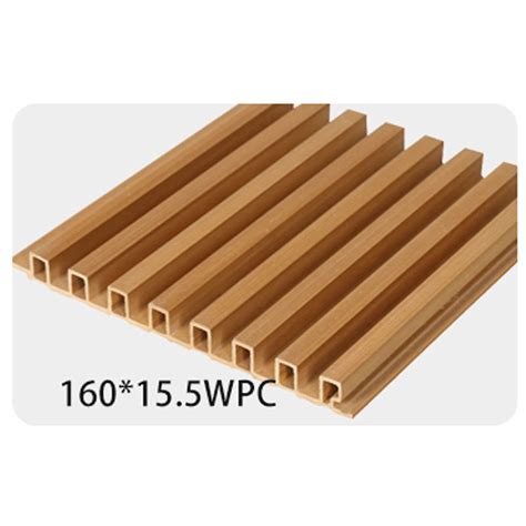 On Sale Waterproof Interior Wood Plastic Composite Cladding Fluted Wpc