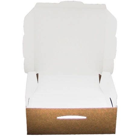 CAJAS CARTON CUADRADA AUTOMONTABLE BIO 190X190X100mm ESPECIAL PARA