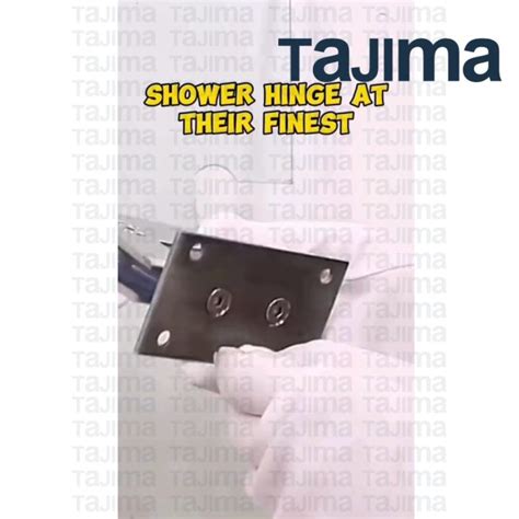 Tajima Glass To Glass Stainless 304 Shower Hinge Enclosure Lazada PH