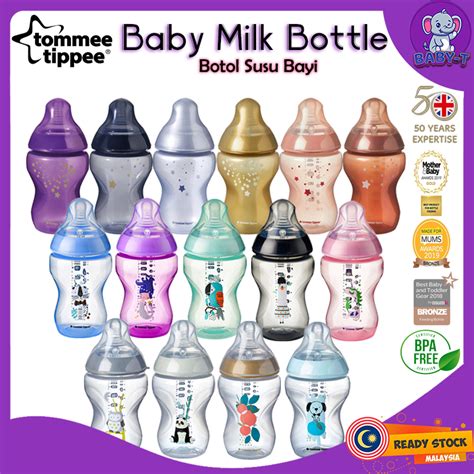 Tommee Tippee Botol Susu Baby Newborn Milk Feeding Wide Neck Milk