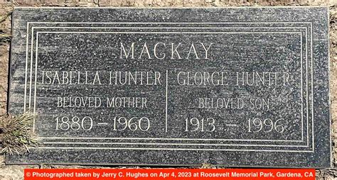 George Hunter MacKay 1913 1996 Find A Grave Memorial