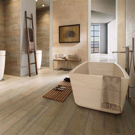 Bien Choisir Son Parquet Pour La Salle De Bains Marie Claire