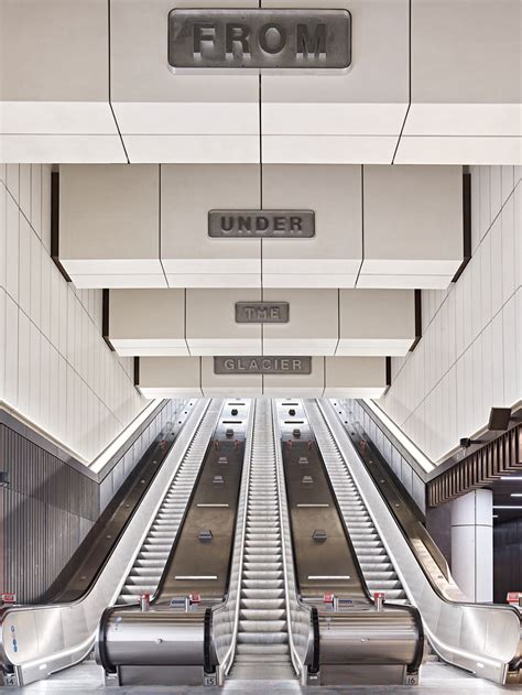 Bond Street station Elizabeth Line by John McAslan Partners 谷德设计网