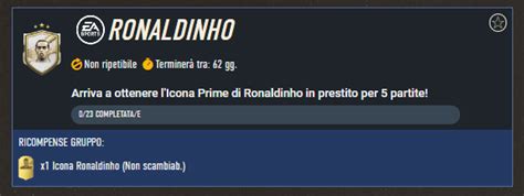 FIFA 23 Sfida Creazione Rosa Ronaldinho Icona Prime SBC Weareutita