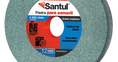 Piedra Para Esmeril X X Oxido De Aluminio Grano Santul