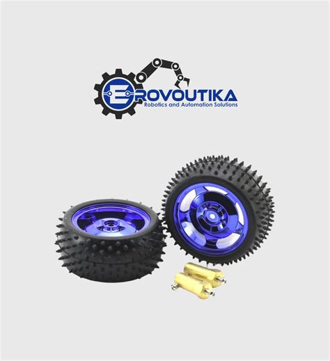 All Terrain Robot Wheel Pair 87mm X 39mm Shop Erovoutika